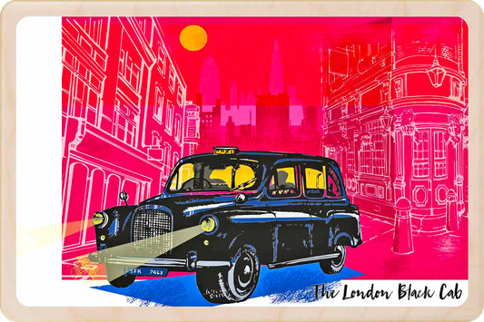 London Black Cab Wooden Postcard
The Wooden Postcard Company
Printed on premium, sustainably sourced wood, to be mailed, gifted, or collected; the perfect keepsake.