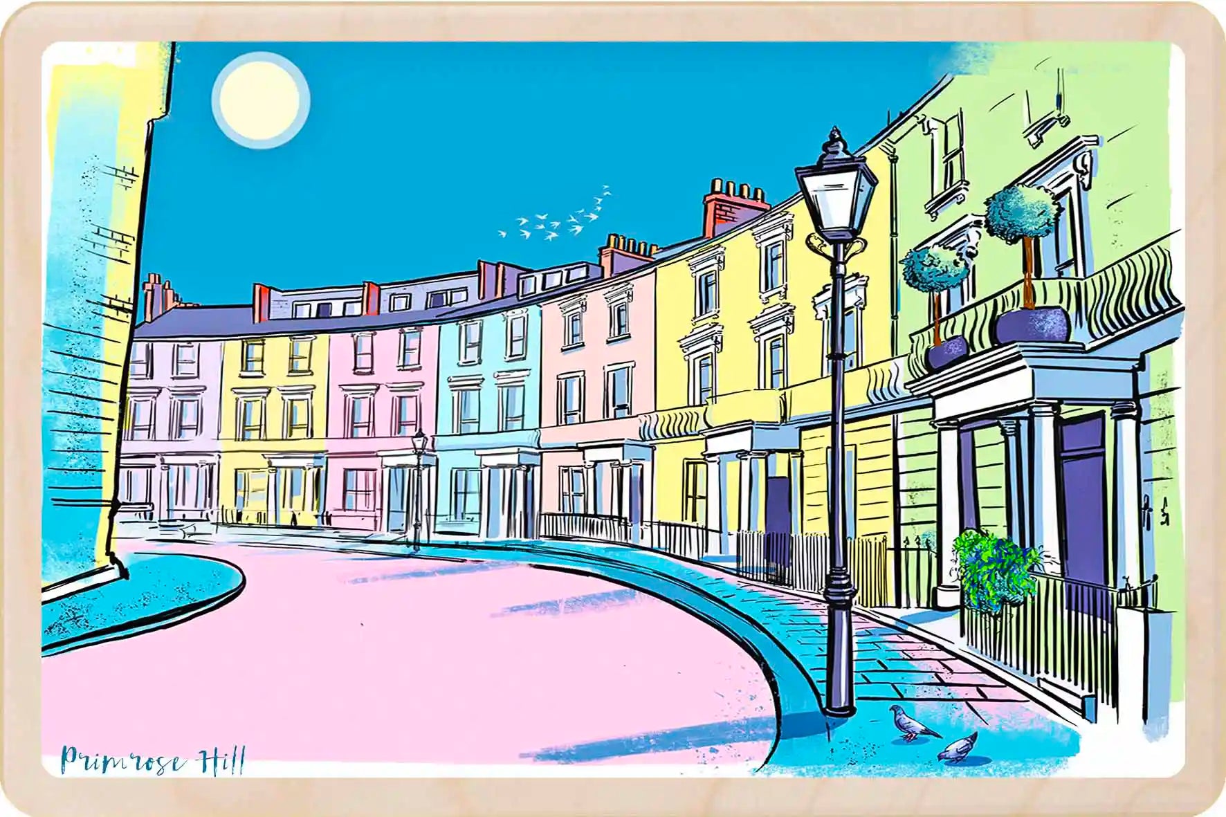 London Primrose Hill Wooden Postcard

Printed on premium, sustainably sourced wood, to be mailed, gifted, or collected; the perfect keepsake. The Wooden Postcard Company