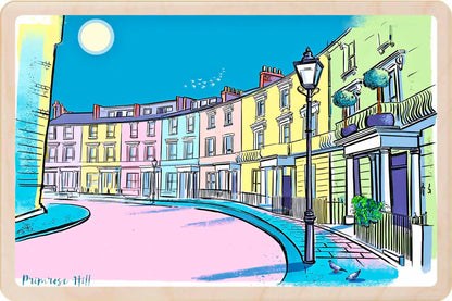 London Primrose Hill Wooden Postcard

Printed on premium, sustainably sourced wood, to be mailed, gifted, or collected; the perfect keepsake. The Wooden Postcard Company