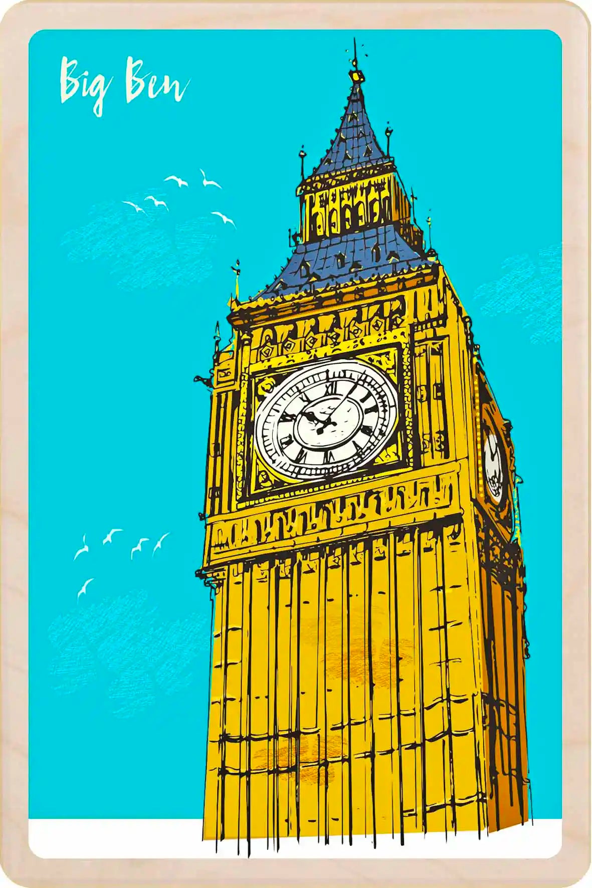 London Big Ben Wooden Postcard

Printed on premium, sustainably sourced wood, to be mailed, gifted, or collected; the perfect keepsake. The Wooden postcard Company