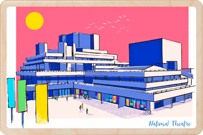 London National Theatre Wooden Postcard

Printed on premium, sustainably sourced wood, to be mailed, gifted, or collected; the perfect keepsake. The Wooden postcard Company