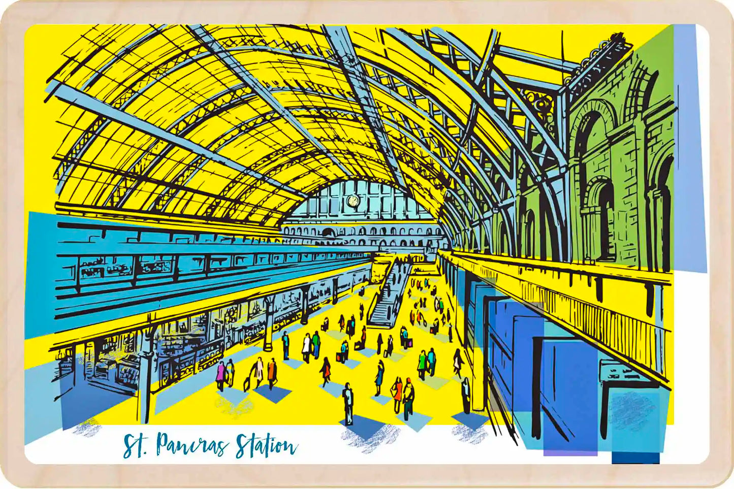 London St Pancras Wooden Postcard

Printed on premium, sustainably sourced wood, to be mailed, gifted, or collected; the perfect keepsake. The Wooden postcard Company