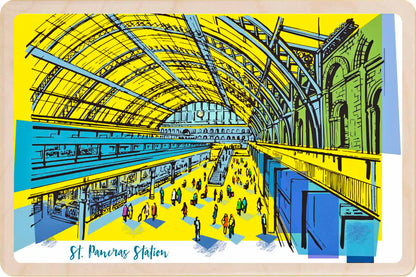 London St Pancras Wooden Postcard

Printed on premium, sustainably sourced wood, to be mailed, gifted, or collected; the perfect keepsake. The Wooden postcard Company