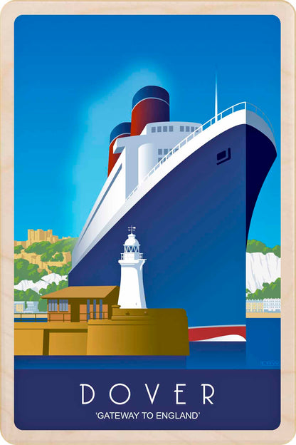Dover, Kent - Wooden Postcard