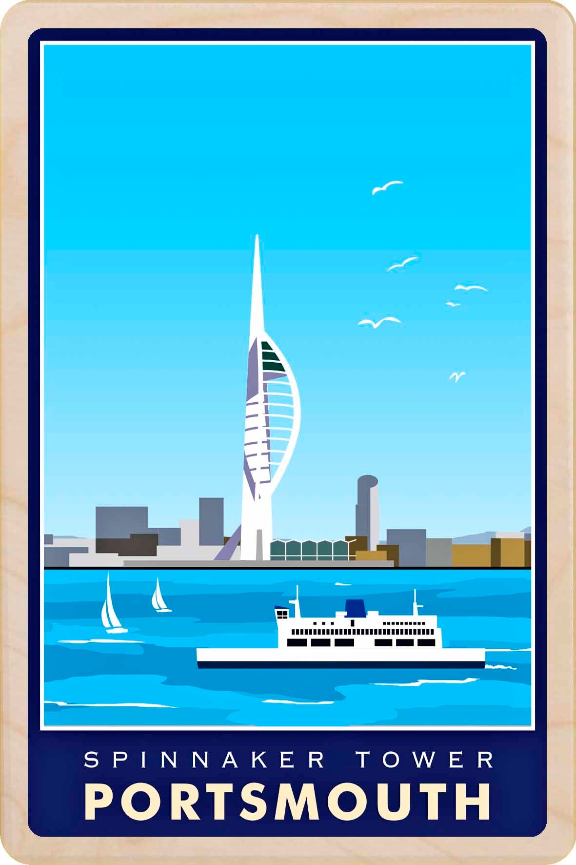 Portsmouth - Wooden Postcard

Printed on sustainably sourced wood, measuring 10×15 cm, lightweight, durable, and fully mailable, this wooden postcard is ideal as a unique gift, keepsake, or souvenir.