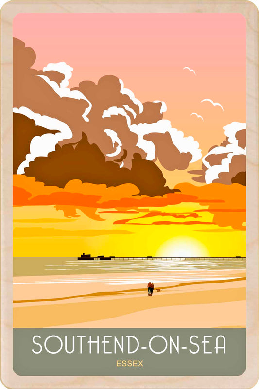 Southend-on-Sea - Wooden Postcard

Printed on sustainably sourced wood, measuring 10×15 cm, lightweight, durable, and fully mailable, this wooden postcard is ideal as a unique gift, keepsake, or souvenir.