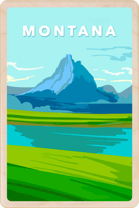 Montana – Eco-friendly Card - Wooden Postcard

Write on the back with any pen and post worldwide with a standard stamp. A smart, eco-friendly card and gift.