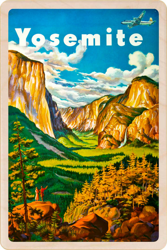 Yosemite National Park – Eco-friendly Card - Wooden Postcard

Write on the back with any pen and post worldwide with a standard stamp. A smart, eco-friendly card and gift.