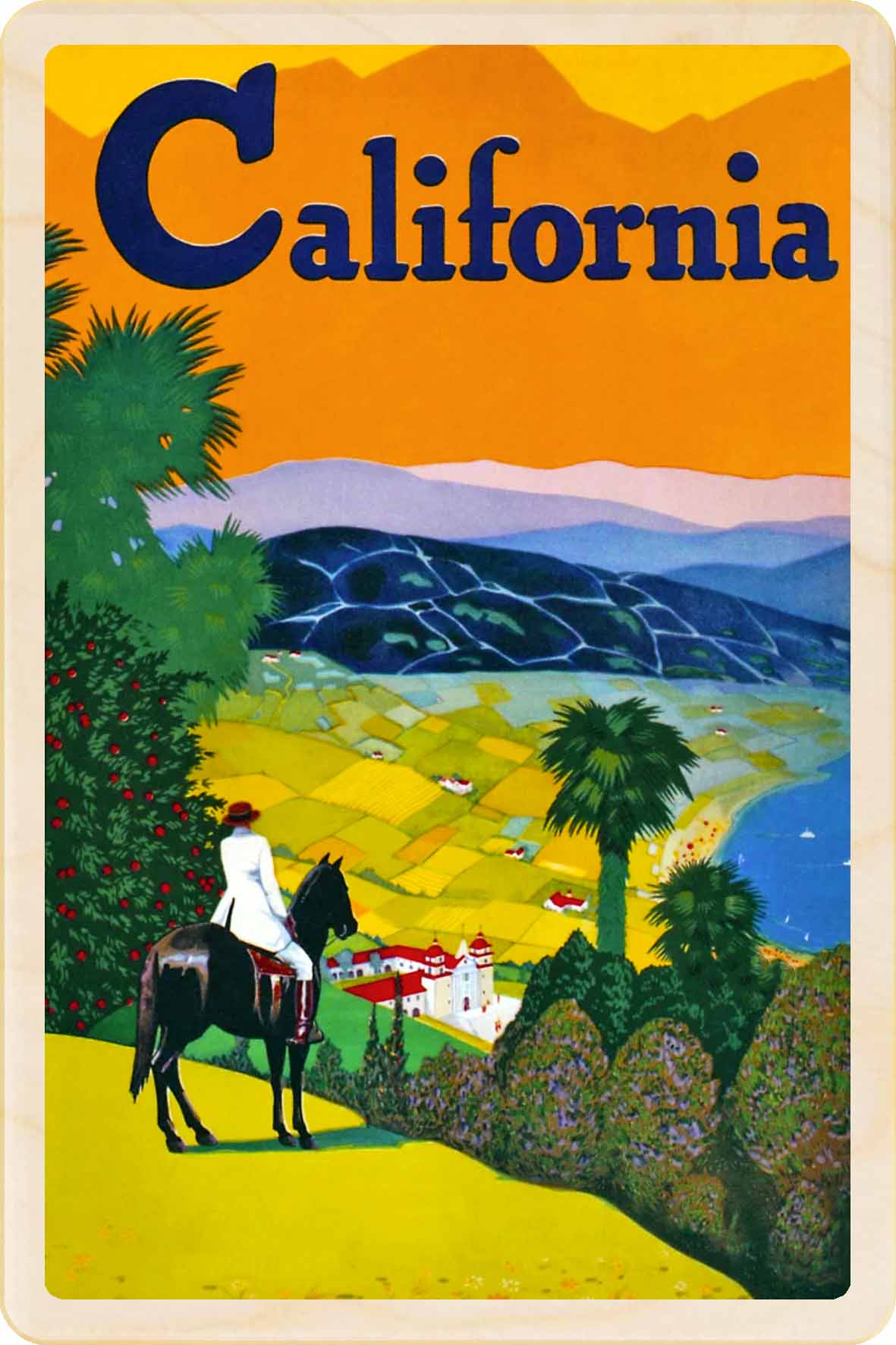 California – Eco-friendly Card - Wooden Postcard

Write on the back with any pen and post worldwide with a standard stamp. A smart, eco-friendly card and gift.