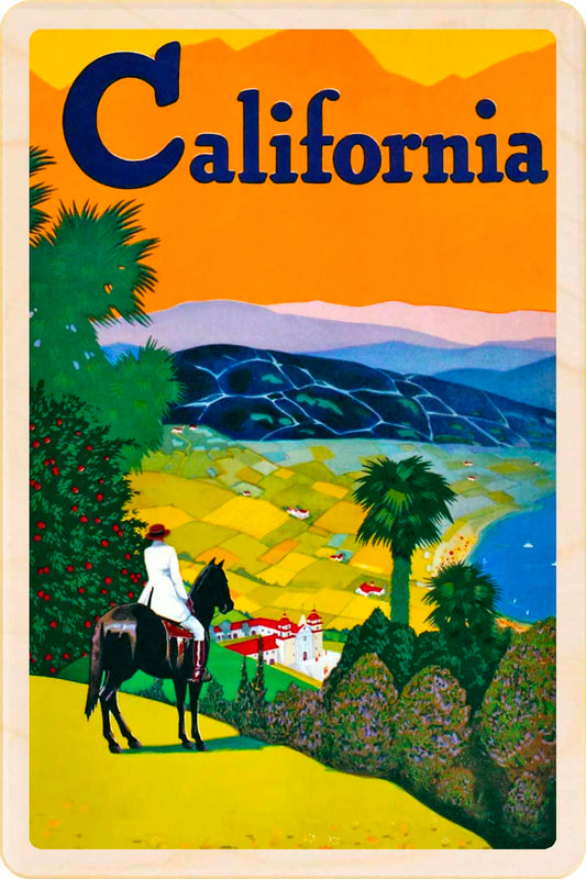 California – Eco-friendly Card - Wooden Postcard

Write on the back with any pen and post worldwide with a standard stamp. A smart, eco-friendly card and gift.