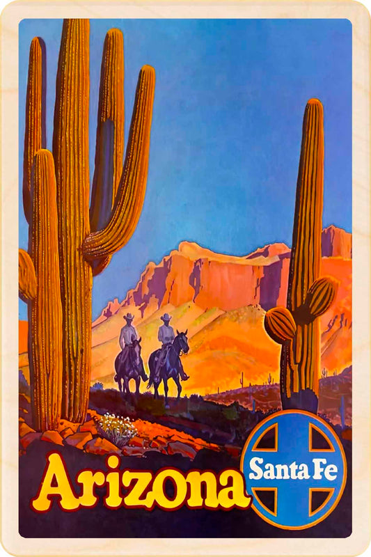 Santa Fe, Arizona – Eco-friendly Card - Wooden Postcard

Write on the back with any pen and post worldwide with a standard stamp. A smart, eco-friendly card and gift.