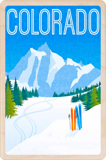 Colorado – Eco-friendly Card -Wooden Postcard

Write on the back with any pen and post worldwide with a standard stamp. A smart, eco-friendly card and gift.