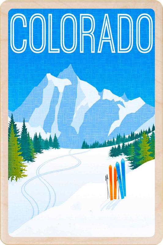 Colorado – Eco-friendly Card -Wooden Postcard

Write on the back with any pen and post worldwide with a standard stamp. A smart, eco-friendly card and gift.