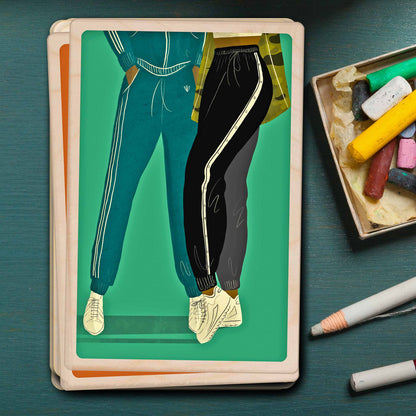 Grime – Sustainable Wooden Postcard