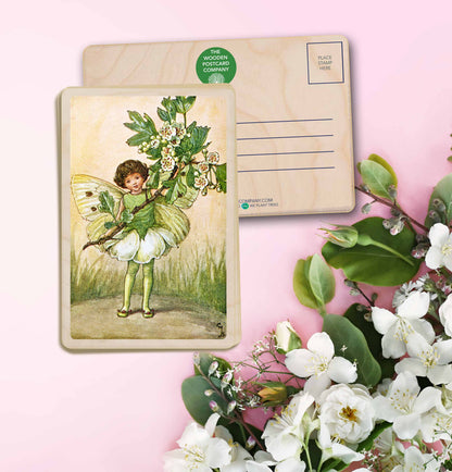 May Fairy by Cicely Mary Barker. Printed with vibrant colour and fine detail. Made to send, keep, or collect. Handmade in the UK since 2012.