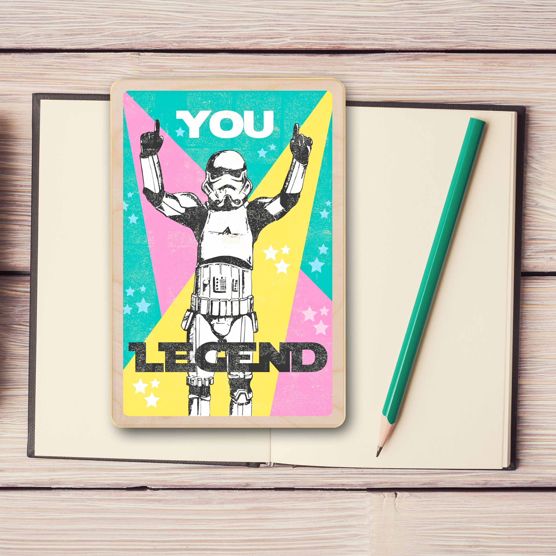 stormtroopers congratulation card the wooden postcard company