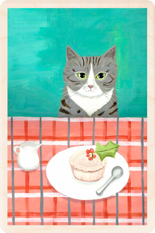 CAT AT TABLE