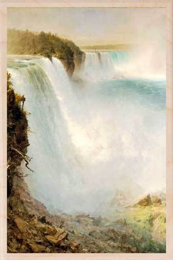 NIAGARA FALLS-[national_galleries]-[Scotland]-[wooden_postcard]THE WOODEN POSTCARD COMPANY